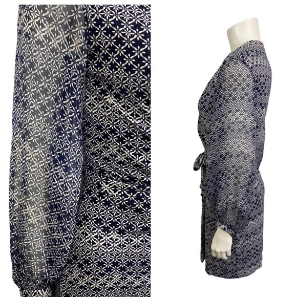 Diane Von Furstenburg DVF Sigourney Wrap Dress Silk Jersey Wrap Dress 0* - Picture 2 of 4